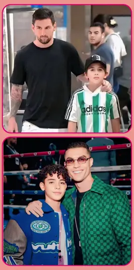 messi vs ronaldo family #ronaldo #vschallenge #messi #fyp #futball 