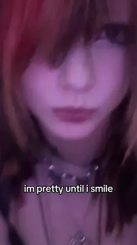 demonic smile girl