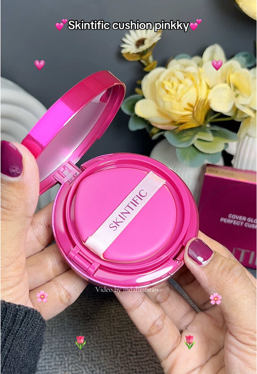 Skintific gabisa diem tbtb launching anak baru se lucuk ini💗🌷💕💞🌸 #skintific #cushion #cushionviral 