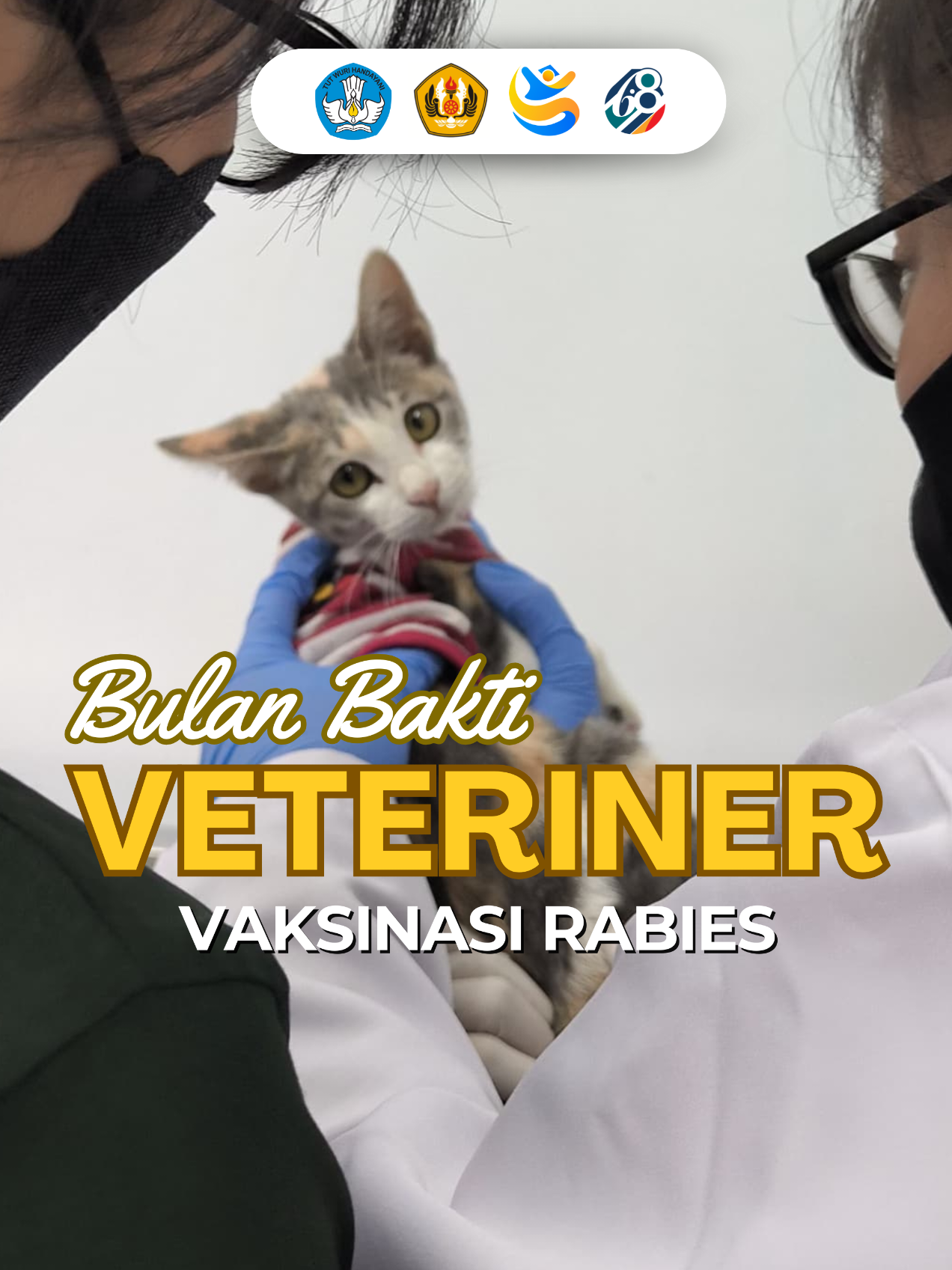 Kegiatan Vaksinasi Rabies Gratis untuk Kucing dan Anjing telah dengan lancar dilaksanakan. Semoga hewan peliharaan Wargi Unpad sehat selalu🧡