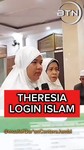 theresia login islam... #islamisthefastestgrowingreligion #mualaf #islamisthetruereligion #breakingnews #edistv 