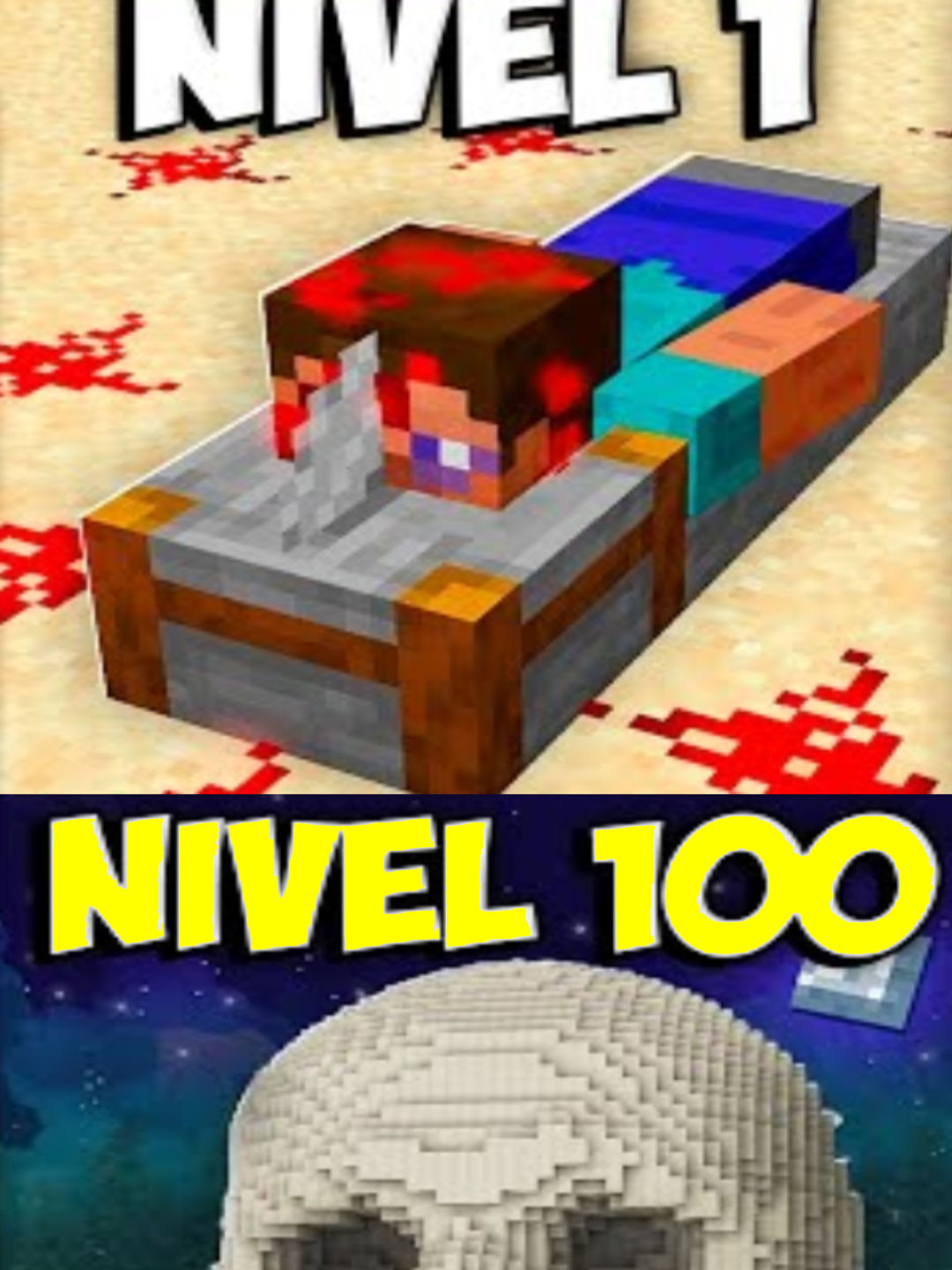 Para pasar de nivel tengo que 💀 #daarick #Minecraft