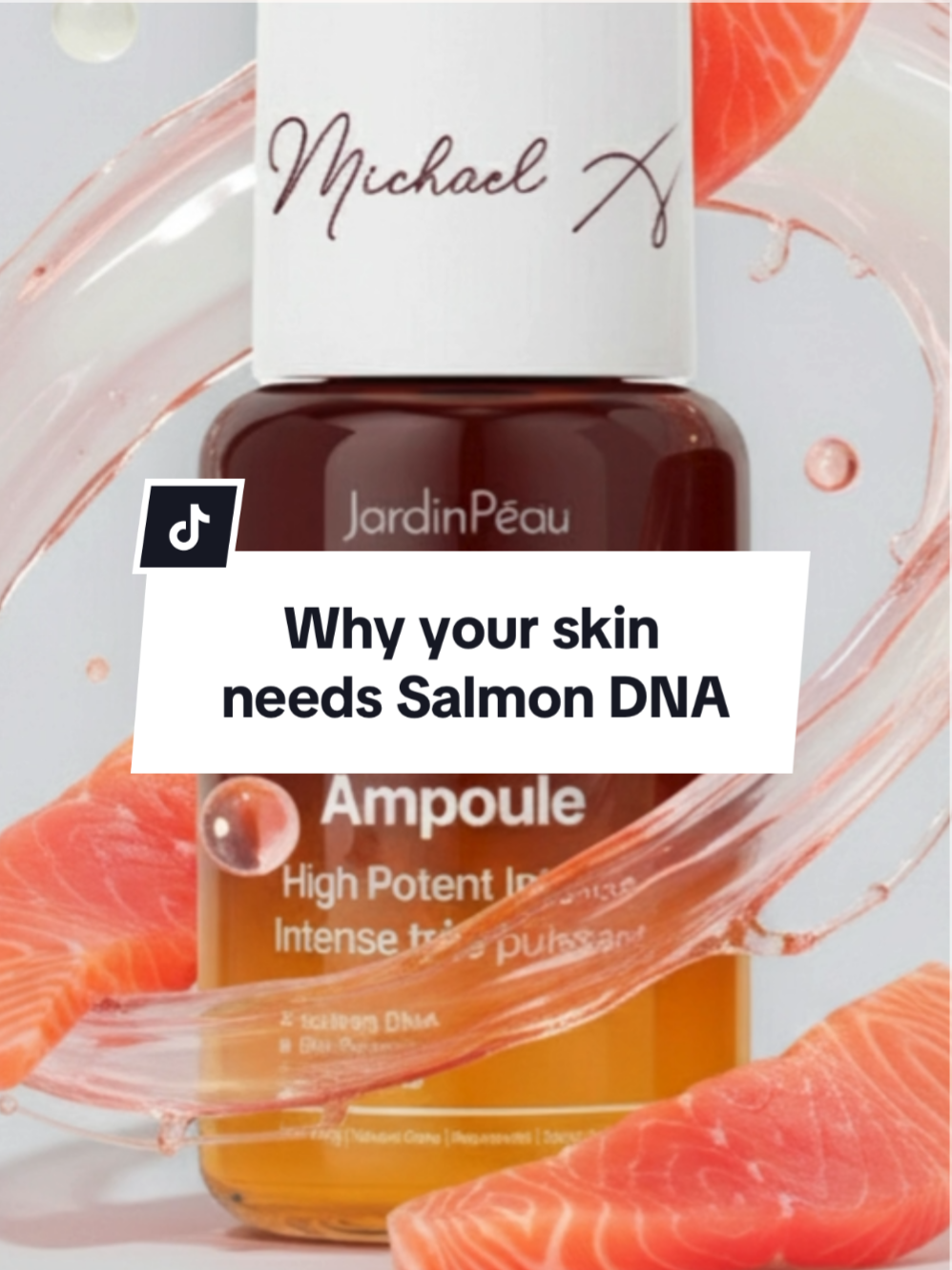 Why Salmon DNA? ✔ Boosts collagen ✔ Repairs damaged skin ✔ Hydrates & firms #JardinPeau #salmonDNA #essencespray #essence  #antiaging #tipsskincare #ampoule #ampoulesalmondna