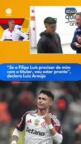 Luiz Araújo merece estar no time titular do Flamengo? 🤔 ⚽ Assista ao #EsporteRecord todo domingo, às 23h, na tela da RECORD, no R7.com e nas plataformas digitais
