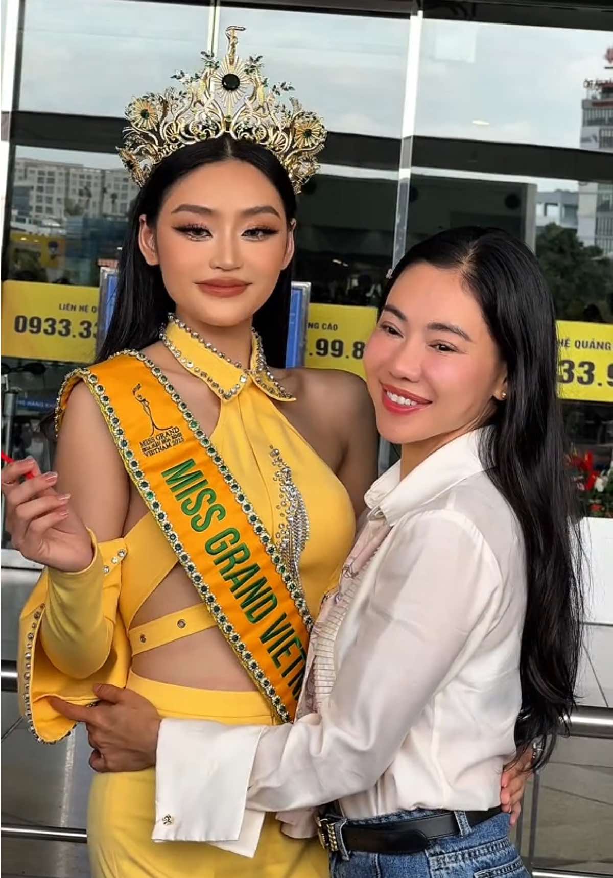 Hoa Hậu Yến Nhi chính thức lên đường sang Thái Lan tham dự Miss Grand International 2025 ✨✨. #MissGrandVietnam2025 #MissGrandInternational #NguyenThiYenNhi 