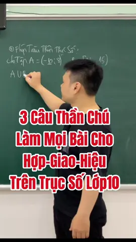 Bạn nào ở Buôn Ma Thuột Nào? Có biết làm trên trục số chưa. #2k10 #toan10 #xuhuongtiktok #phongmath #learnontiktok 