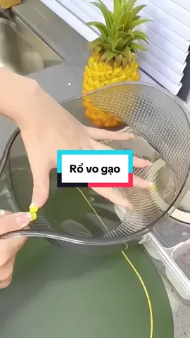 Rổ vo gạo thoát nước #giadungthongminh #giadungtientich #xuhuong 