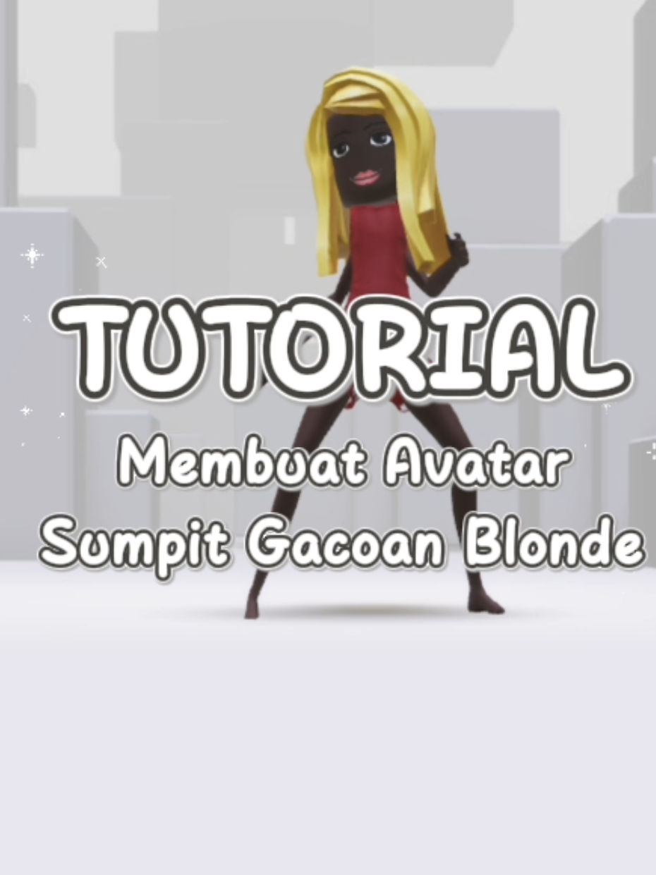 nih yg lagi cari tutor bikin ava blonde , merapattt yuk 🙃🔥 #avablonde #sumpitgacoan #tutoravaroblox #fyp 