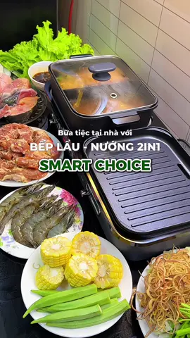 Đầu tư 1 em bếp lẩu nướng để chiều lòng được cả nhà nè mấy bà, vừa tiết kiệm, vừa đảm bảo chất lượng bữa ăn nhaaa #baothichnau #beplaunuong #beplaunuongsmartchoice #smartchoice #dogiadung 
