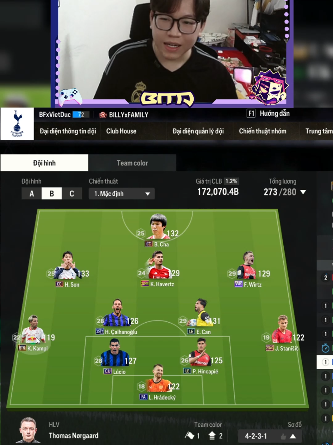 BUILD TEAM BAYER 04 MAX PING NHẤT #bitafco #fyp #xuhuong #fco #fconline