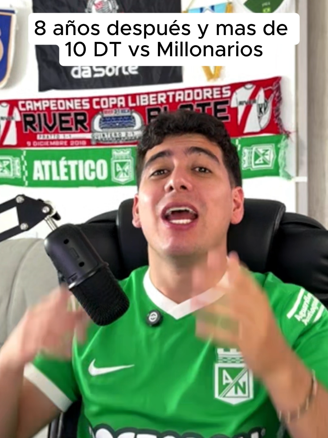 Hago el repaso de todos los técnicos que pasaron por Atlético Nacional en estos 8 años donde no pudimos ganarle a Millonarios en Medellín 😓⚽. Una racha dolorosa que por fin se rompió, y lo mejor es que ahora con Diego Arias jugando un gran fútbol, volvimos a celebrar en casa 💚🏟️. #atleticonacional #atleticonacional⚽️🥰 #soydelverdesoyfeliz #millonariosfc💙 #futbolcolombiano