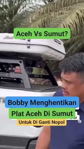 viral gubsu larang plat bl beroperasi di sumut#bobbynasution #gubernursumaterautara #gubernuraceh 