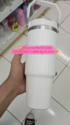 😍 Tumbler kekinian bisa panas & dingin ❄️☕ Biasanya Rp103.000, SEKARANG CUMA Rp70.000! 🔥 ✅ Cocok buat semua kegiatan: kerja, kuliah, rumah, atau traveling 🛒 Klik keranjang kuning sekarang sebelum kehabisan promo!