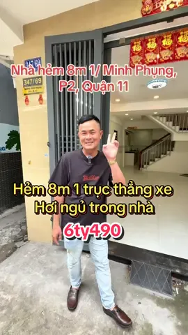 Nhà hẻm xe hơi 8m 1/ Đường Minh Phụng, P2, Quận 11. #bds #nhagiare #xuhuong #thinhhanh #bdsnguyentandung 
