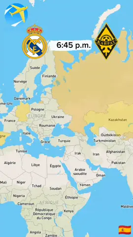 #matches tomorrow tuesday uefa @Real Madrid C.F. VS @FC Kairat Almaty 6:45 p.m. 