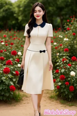 Váy Đầm thiết kế cổ sen có khoá kéo xinh chất đẹp,mặc đi làm hay đi chơi,cà phê,đi dự tiệc cũng đẹp #damthietkecaocap #vaytieuthusangchanh #vaydilamdichoi #vaydicaphe #damdutiecsangchanh 