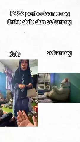 perbedaan uang thrku dulu dan sekarang#uangthr#idulfitri#thr#bismillahfyp#semogarame 