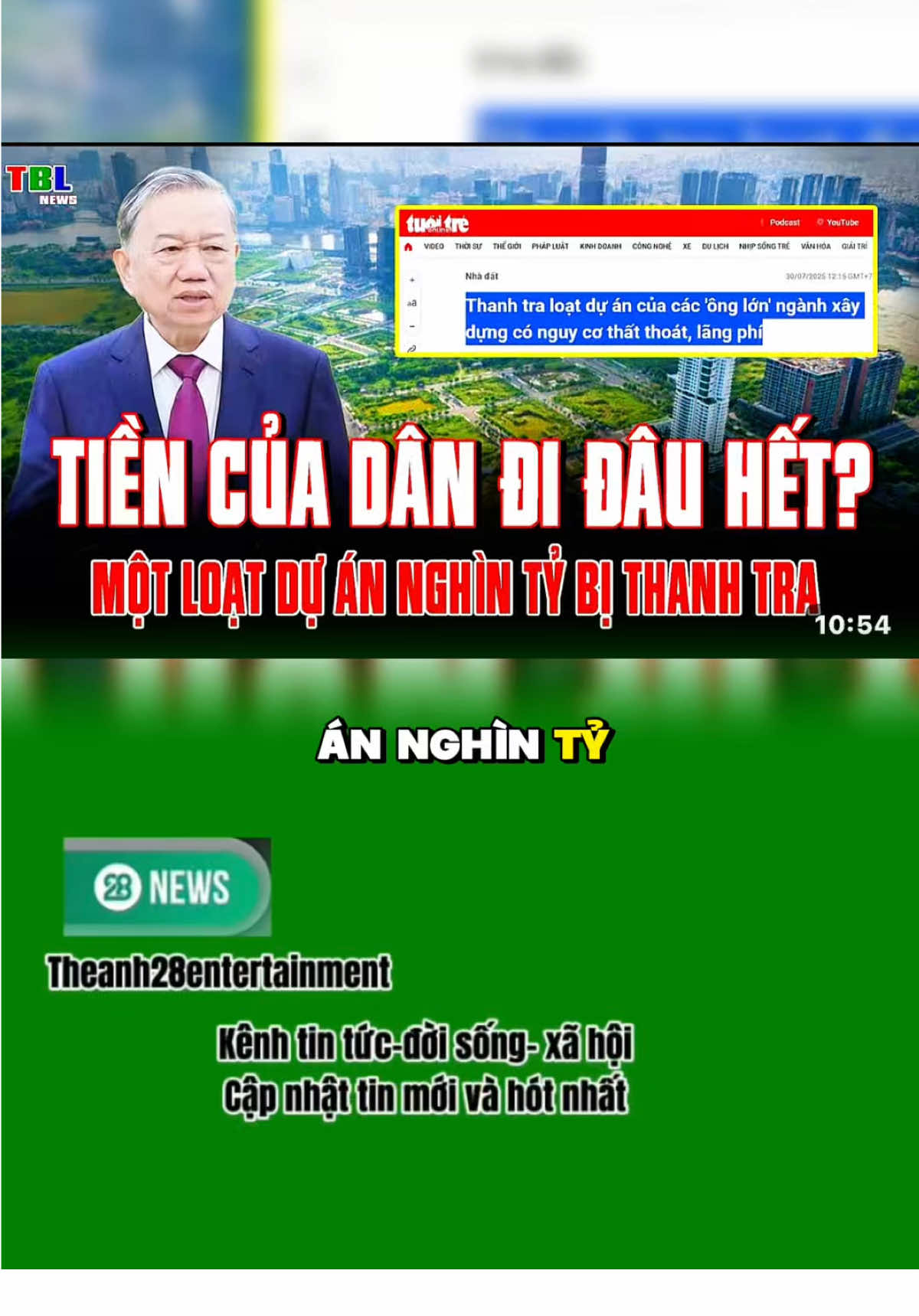 #tinmoi #tiktoknews #theanh28news #tinhot #theanh28 