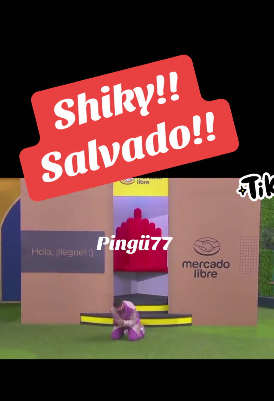 Shiky!! Salvado!! #fentysuperbrandday #lcdlfmx #lacasadelosfamososmexico #salvado#shiky 