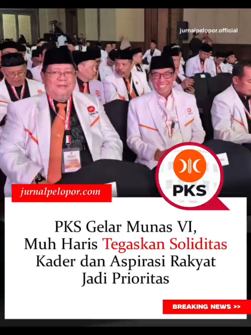 Partai Keadilan Sejahtera (PKS) resmi menggelar Musyawarah Nasional (Munas) VI di Jakarta pada 28–29 September 2025. Forum tertinggi partai ini mengusung tema “Kokoh Bersama Majukan Indonesia” yang menekankan pentingnya soliditas internal sekaligus komitmen untuk menghadirkan kontribusi nyata bagi bangsa. Anggota DPR RI Fraksi PKS dari Dapil Jawa Tengah I, Muh Haris, menyambut penuh antusias pelaksanaan Munas tersebut. Menurutnya, Munas bukan sekadar forum rutin partai, melainkan momentum strategis untuk memperkuat arah perjuangan PKS dalam menjawab tantangan rakyat. Soliditas Kader Jadi Kunci Dalam keterangannya, Muh Haris menegaskan bahwa Munas VI menjadi ruang konsolidasi penting bagi kader dan struktur partai. Ia menilai tema yang diangkat selaras dengan kebutuhan PKS untuk terus menjaga kekompakan dalam menghadapi dinamika politik nasional. “Munas VI ini adalah ruang konsolidasi untuk memperkuat soliditas kader dan arah kebijakan partai. Bagi saya, penting memastikan keputusan Munas selaras dengan aspirasi rakyat, khususnya masyarakat di Jawa Tengah,” ujarnya di Jakarta, Minggu (28/9). ... Baca selengkapnya di https://www.jurnalpelopor.com/munas-vi-pks-jadi-ajang-perkuat-soliditas-kata-muh-haris/ Untuk informasi dan berita lainnya, kunjungi jurnalpelopor.com #politik #pks #munaspks #muhharis #dprri 