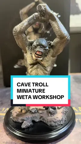 Troll de las Cavernas. Cave Troll miniatura 1:10 de Weta Workshop. Año 2025. El Señor de los Anillos. Lord of the Rings.  #troll #elseñordelosanillos #lordoftherings #gondegondor #weta 