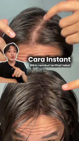 Kalo ke acara penting sekarang makin PD gasi, jadi abis di styling, bisa tambahin hair fiber dari @CAVE Men's Grooming biar tampilan rambut makin oke 👌 #CaveHairFiber #HairFiberCowok #HairFiberforMen #StylingInstan 