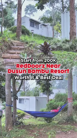 ‼️HOTEL BENTUK CONTAINER DI BANDUNG‼️ Rekomendasi Hotel di bandung dengan bentuknya yang untuk karena menggunakan Container, berada ditengah hutan yang sejuk plis bisa main oudoor activity🤩 Booking via RedDoorz sekarang! gunakan kode voucher “YUKNGINEP” buat klaim diskon hingga 25%🤗 @RedDoorz Indonesia  #RedTravelers #RedDoorz #bukasemuapintu #RedDoorzid #StaycationBandung #HotelBandung #PenginapanBandung 
