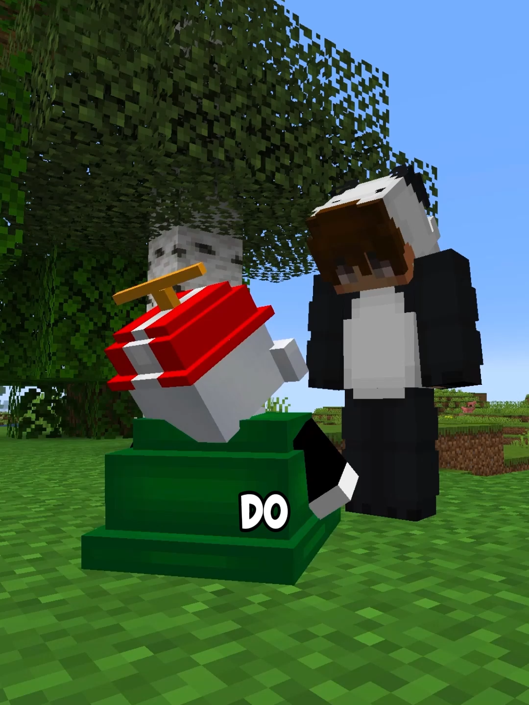 do not starve your friend #Minecraft #minecrafthorror #minecraftmods  Youtube: Pandeh