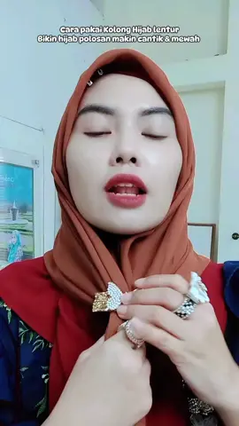Cara pakai kolong hijab anting lilit anting jepit mewah emas gold premium harga murah #style  #hijab  #tutorial #tiktoklive #hijabtutorial  