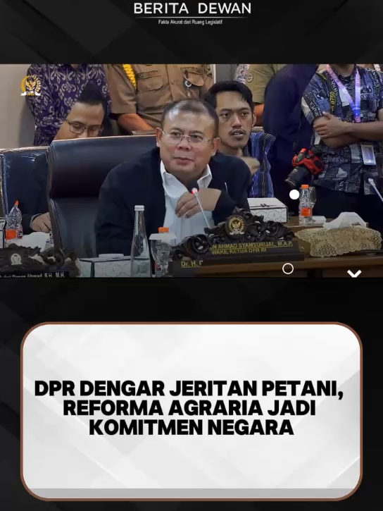 Jeritan petani Didengar! DPR tegaskan reforma agraria sebagai komitmen negara untuk wujudkan keadilan #berita #beritatiktok #dpr #dprri #fyp