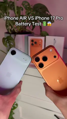 ⚡️ Ultimate Battery Showdown: iPhone Air vs iPhone 17 Pro 🔋 Who wins, the ultra‑thin champ or the power‑packed Pro? Let’s find out! #BatteryTest #iPhoneAir #iPhone17Pro 