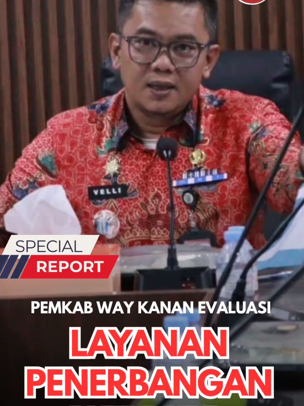 PEMKAB WAY KANAN EVALUASI LAYANAN PENERBANGAN WTX-HLP Berita selengkapnya baca www.tipikor.news #pemkabwaykanan #sekdawaykanan #waykanan #lampung #tipikornewsonline 