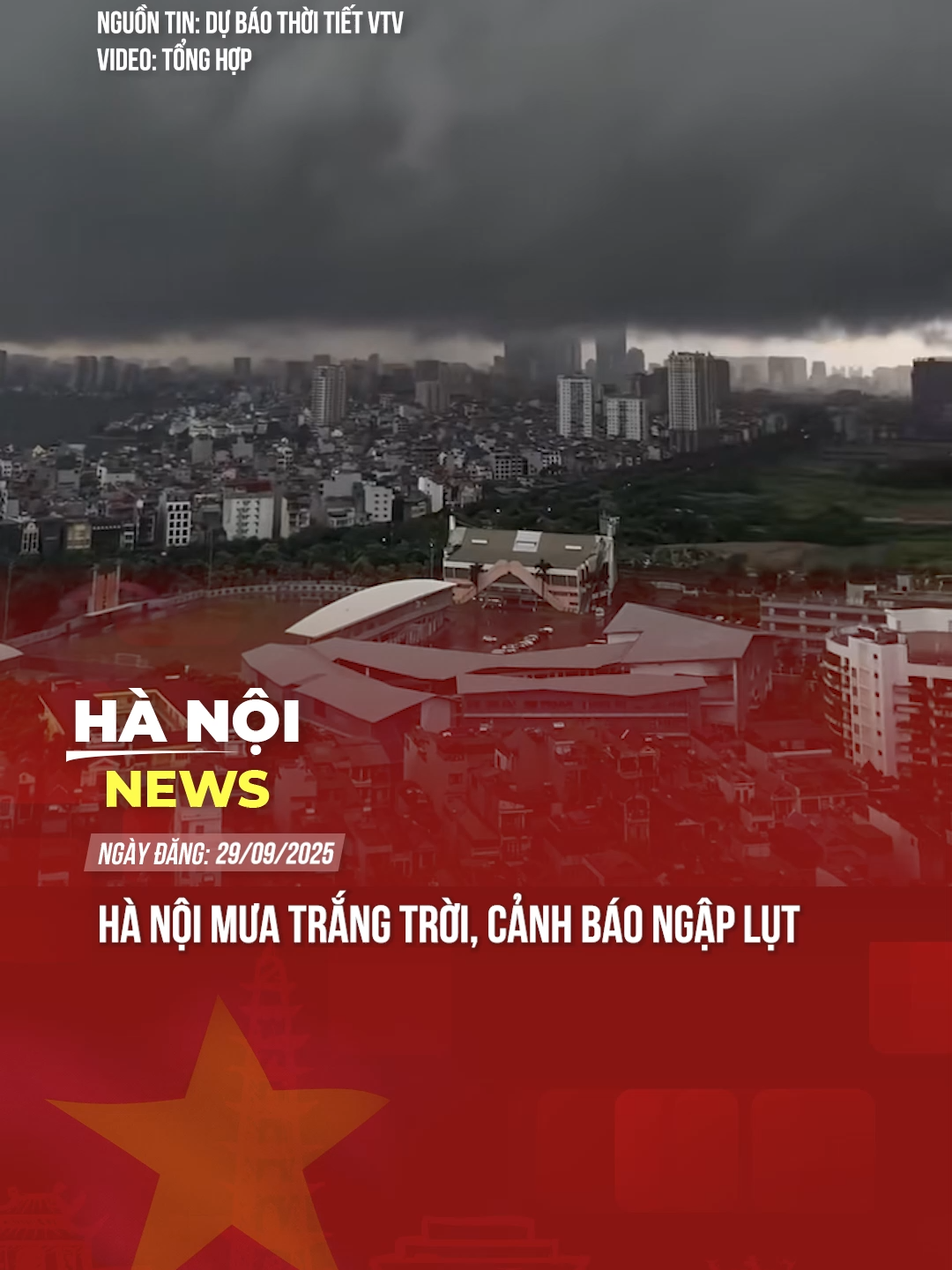 DỰ KIẾN GIỜ TAN TẦM SẼ CÓ NHIỀU TUYẾN ĐƯỜNG NGẬP LỤT  #theanh28 #tiktoknews #hanoinews