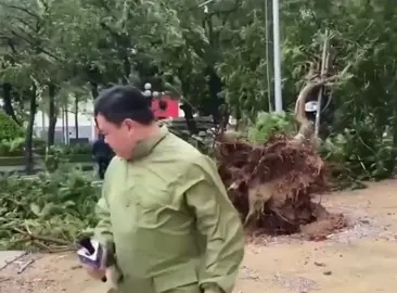 Phải bay mũ thì mới biết gió mạnh chứ. Đúng là gió mạnh thật mọi người ạ. Chưa khi nào thấy bão vậy luôn. #fyp #foryoupage #trending 