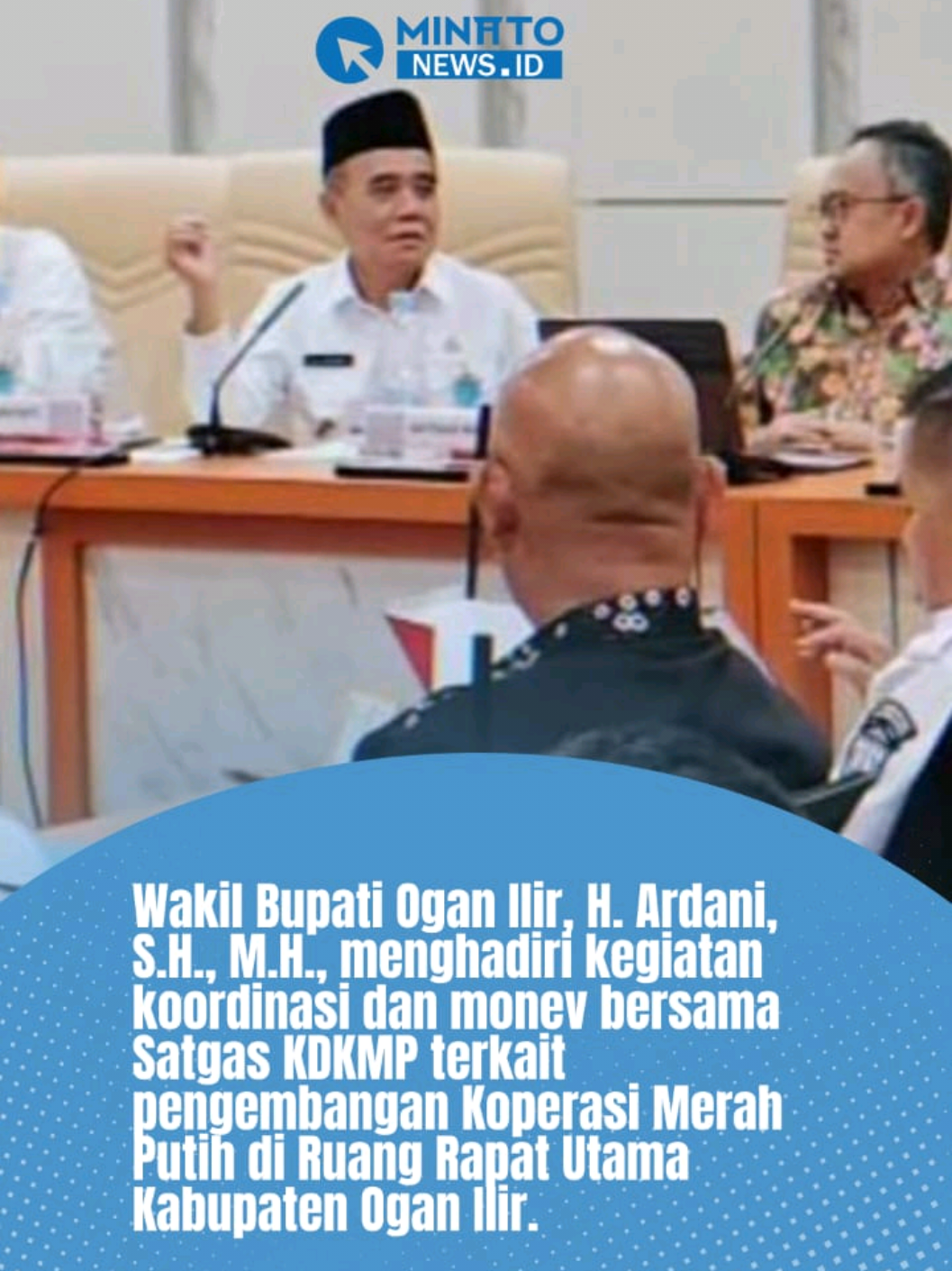 🚀 Dorong Ekonomi Rakyat! Wakil Bupati Ogan Ilir H. Ardani memimpin rapat koordinasi & monitoring Koperasi Merah Putih. Tujuannya? Meningkatkan kesejahteraan masyarakat lewat koperasi modern & UMKM 💪 #OganIlir #KoperasiMerahPutih #EkonomiKerakyatan #FYP 