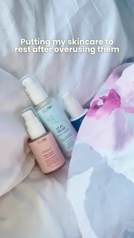 letting my skincare work, not overwork. 💖 And recuperating for the next round of pay day sales! #Ellanaskincare #Ellanabeauty 