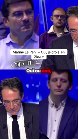 La question de l'existence de Dieu suscite souvent des débats passionnés et des perspectives variées. Dans ce court extrait, Marine Le Pen partage son affirmation claire : « Oui, je crois en Dieu ». Cette déclaration est suivie d'une réflexion pertinente sur la politique et son rôle potentiel en tant que candidate à la présidence. L'authenticité de ses croyances et sa vision politique soulèvent des interrogations fascinantes sur la compatibilité entre foi et leadership. Ici, la responsabilité de soutenir son équipe sans nécessairement briguer un poste de premier ministre est mise en avant, tout en affirmant son engagement dans le soutien politique. Le futur politique est incertain, mais des principes solides demeurent essentiels. #Foi #Politique #MarineLePen #Dieu #Engagement #Leadership #Croyance #Elections2027 #Réflexions #Débat #Citoyenneté