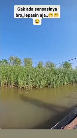 sorry aq pemancing..  yg ga nyangkut di pancing ku..  brrti bukan punyaku...  🤣😂🤣😂 #foryoupageofficial #fyppppppppppppppppppppppp #viral_video #aligatorpensiun #joranpancing 