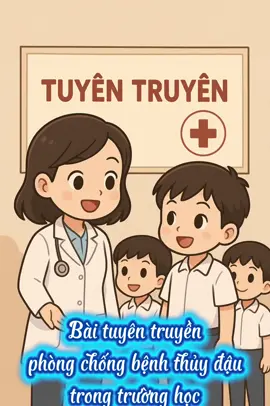 Bài tuyên truyền bệnh thủy đậu #mebong825  #benhtruyennhiem  #xaykenhtiktok  #xuhuongtiktok  #xuhuong 