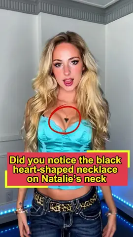 Did you notice the black heart-shaped necklace on Natalie’s neck? No one realized that one sentence from Zuza changed her.#zuzabeine #nataliereynolds#zuza#celebrity #fyp    