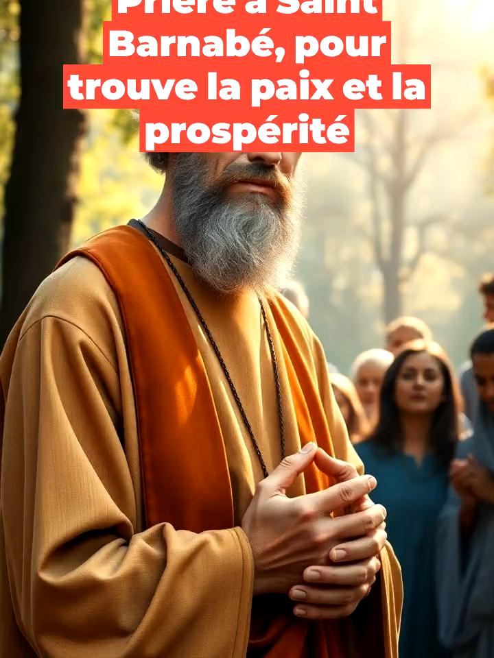 Prière à Saint Barnabé, pour trouvez paix et prospérité, Prêt à transformer ta vie avec la prière à Saint Barnabé ? Que souhaites-tu changer ? 🎉 #Prière #Paix #Chance #Transformation  Tu veux ressentir la vraie consolation, attirer la paix et booster ta chance ? Essaie la prière a Saint Barnabé aujourd’hui E t raconte-moi ce qui change dans ta vie. Abonne-toi et prions ensemble. Découvrez ses vertus et une prière qui pourrait transformer tes doutes en lumière.