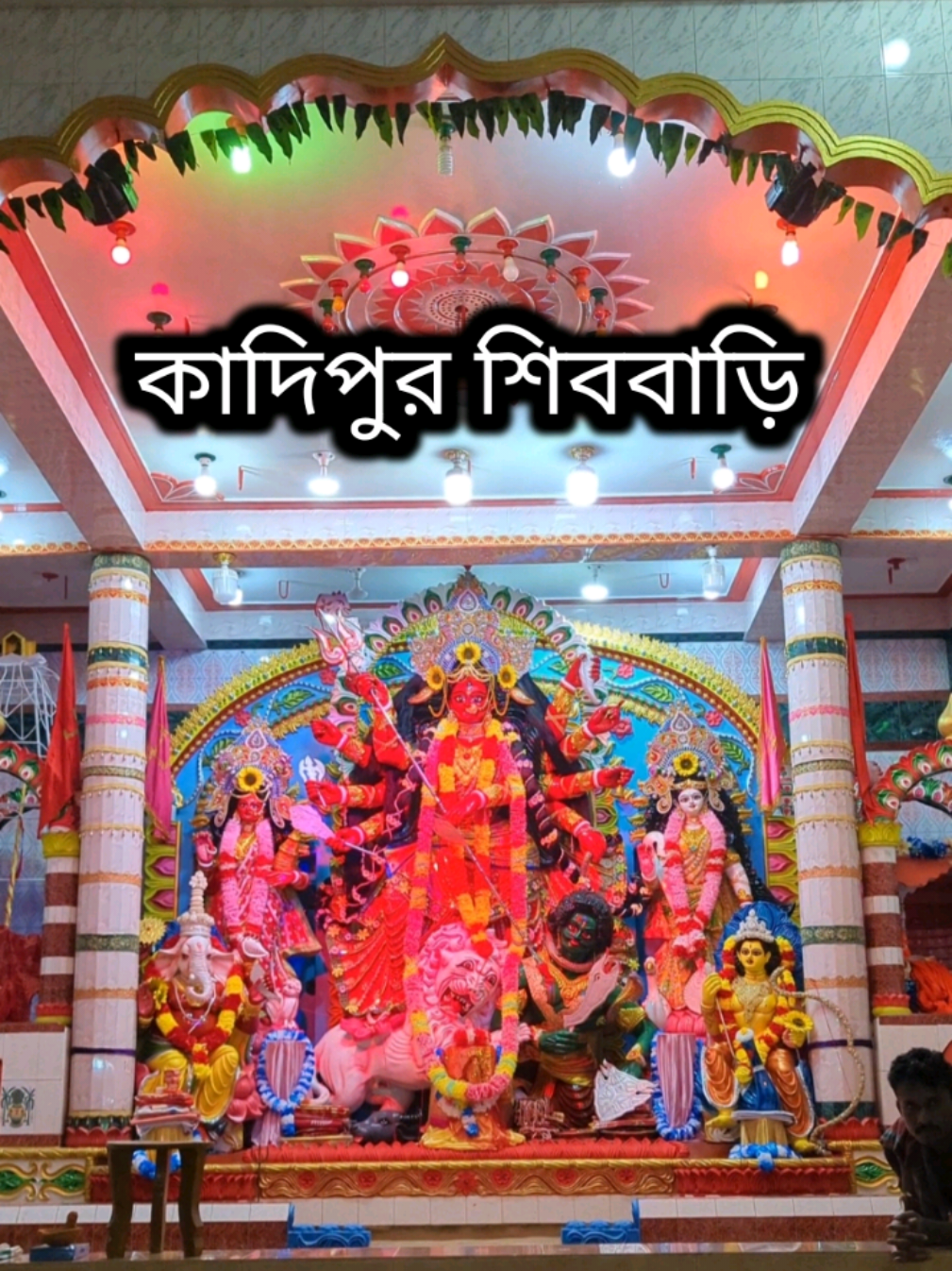 কাদিপুর  শিববাড়ি #পুজা #2025 #durgapuja #proshantodadasvlog 
