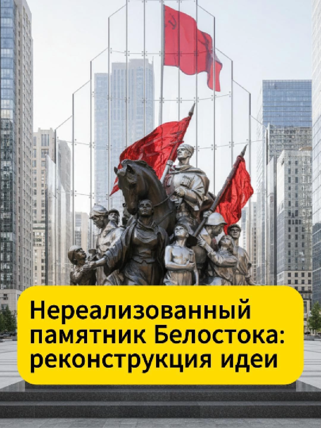 Белосток: памятник, который не был построен #история #беларусь #гісторыя #History #belarus #białoruś #ретро #białystok #memorial #pomnik #projekt