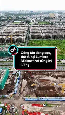 Công tác đóng cọc, thử tải tại Lumiere Midtown vô cùng kỹ lưỡng #lumieremidtown #theglobalcity #canhocaocap #khaiducreview