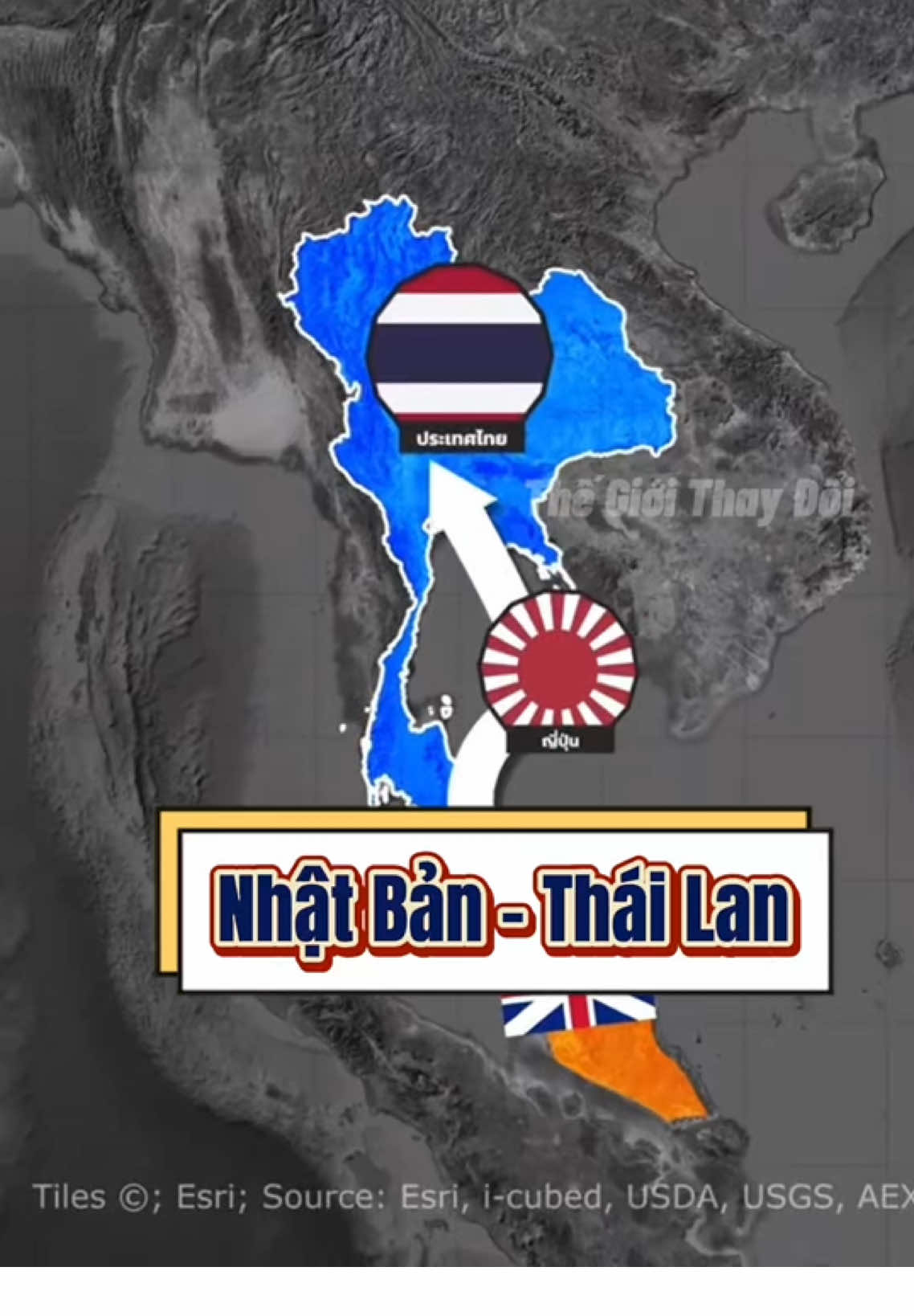 Thái Lan đã bị Nhật Bản chiếm đóng như thế nào? #kienthucthuvi #Japan #Thailand #viral #fyp 