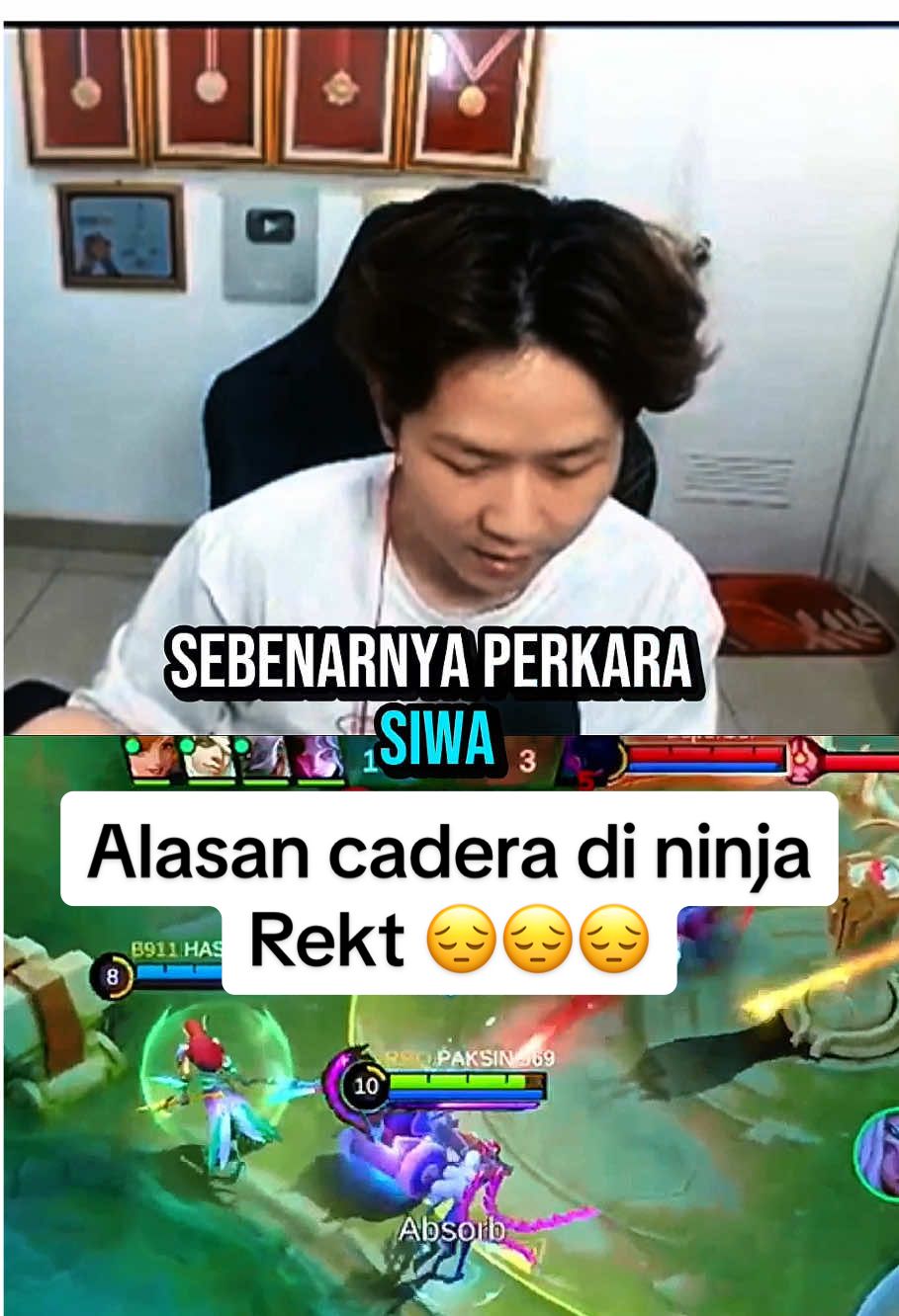 Ternyata perkira siwa , cadera di ninja sama rekt 😔#MLBBNEXT2025 #NEXTJagoanMabar #gustianrekt #geekcadera #fyp @GustianREKT 
