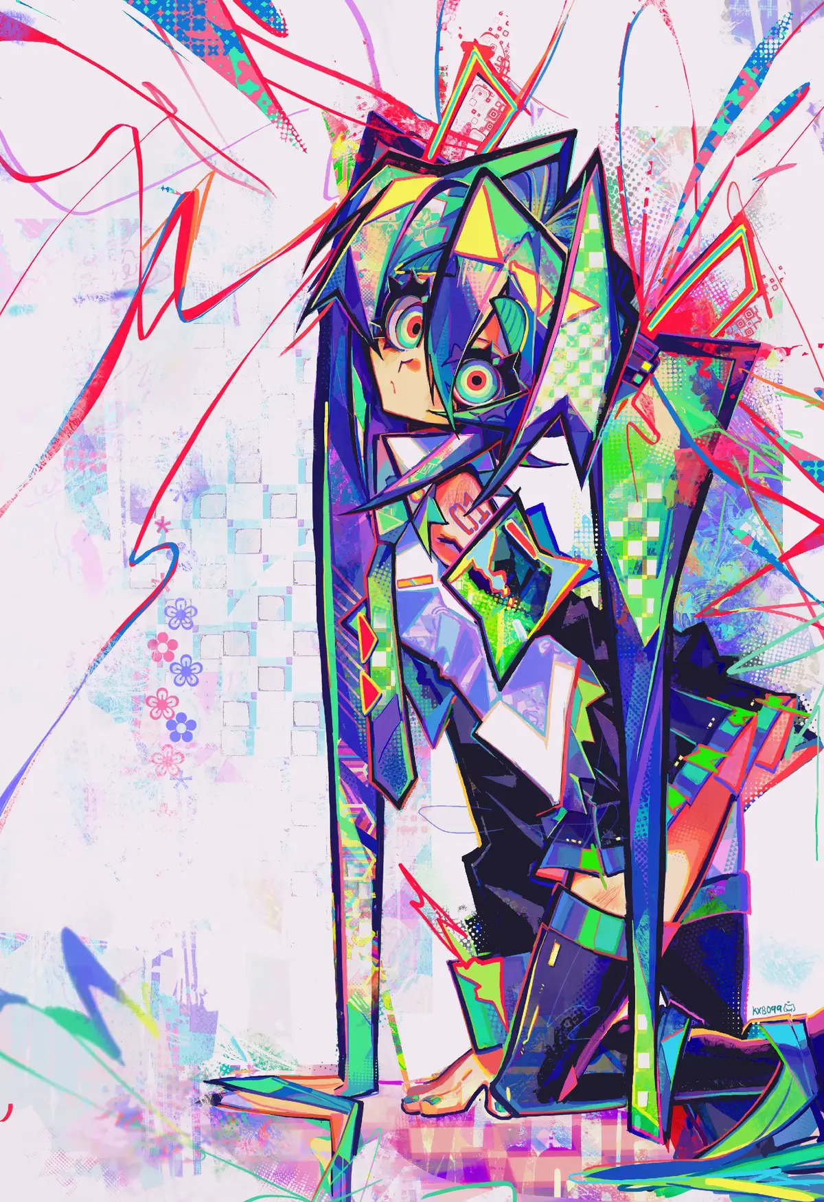 onghhhff IM TUGGING IT UNGHH😫😫😫😫😫😫 #hatsunemiku #digitalart #hyperpop #style #fanart 