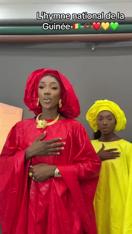 Ce chant est magnifique …pour moi c’est le plus beau hymne 🥹❤️💛💚  bonne fête  anticipée à ma Guinée @Mimiche Diabate @Gambalou🇬🇳 