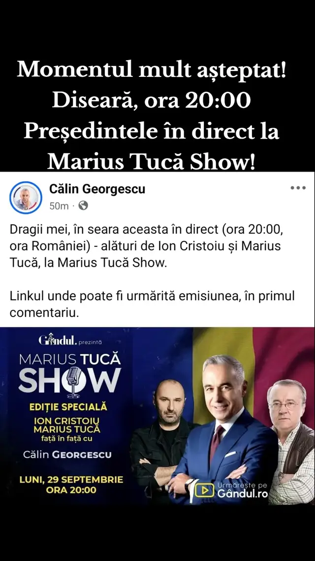 @calin.georgescu.real #românia🇷🇴 