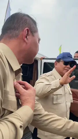 Ketemu kesayangan #prabowo #teddyindrawijaya 